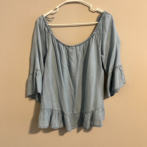 Soho Jeans NY&Co Boho Chic Top - Sz L (NWT) - Picture 7 of 7